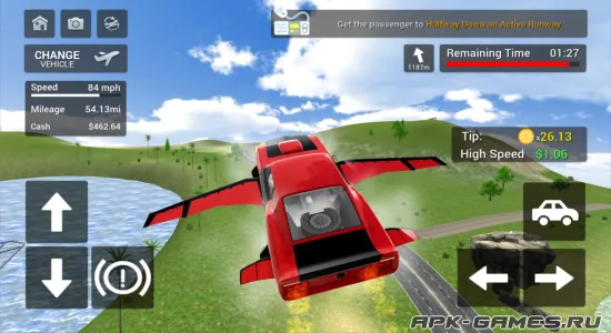 Flying Car Transport Simulator на Андроид