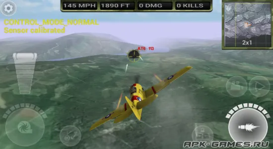 FighterWing 2 Flight Simulator на Андроид