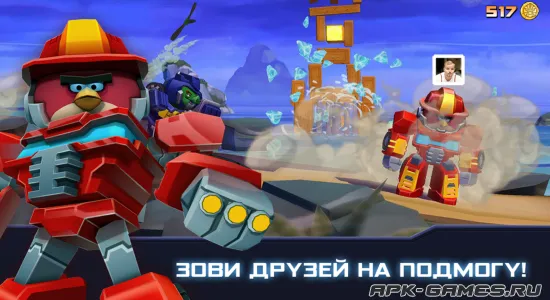 Angry Birds Transformers на Андроид